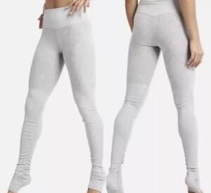 ALO Yoga Goddess Scrunch Ruched Ribbed High-Waist Leggings Medium